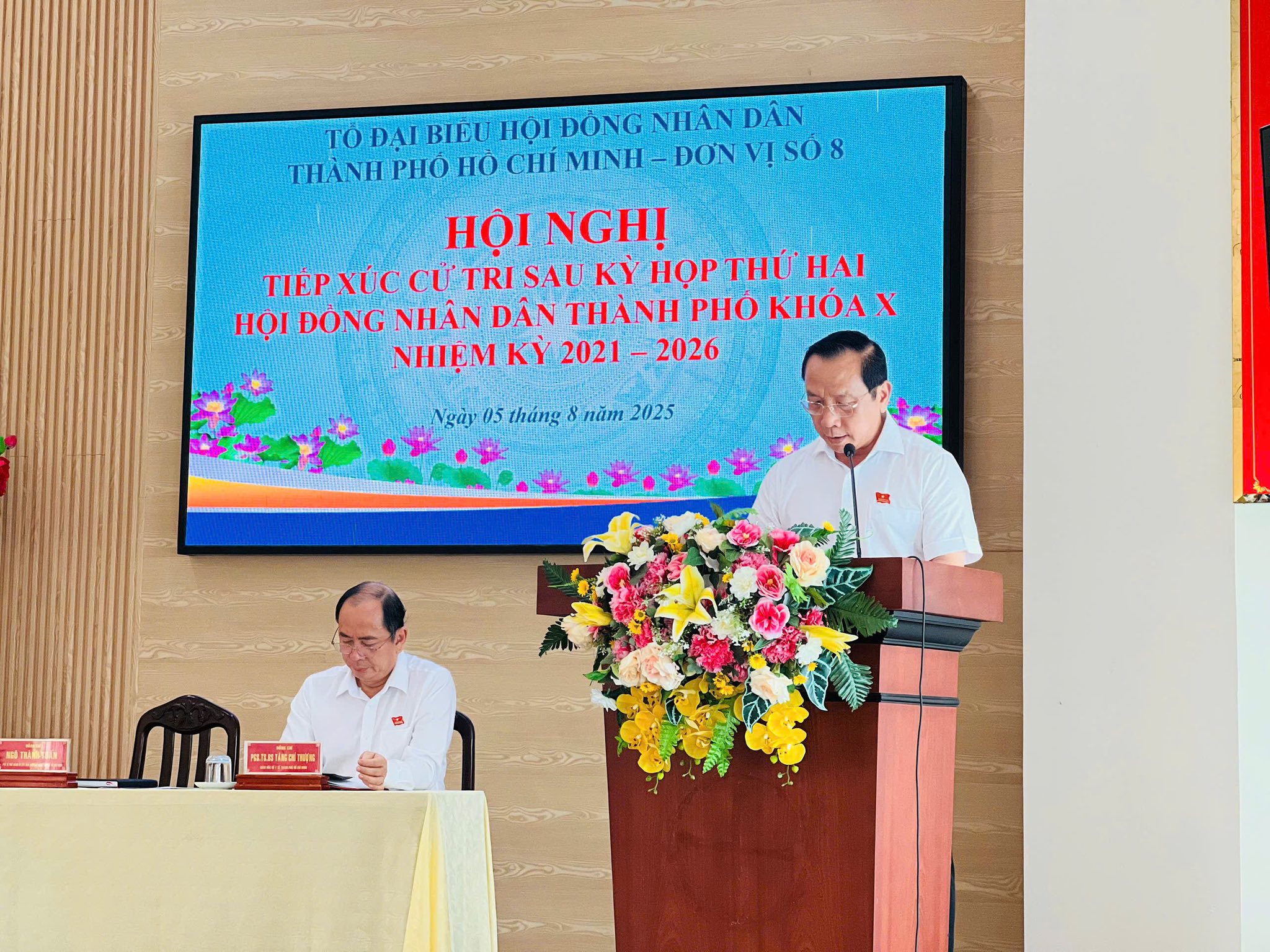 Cử tri phường Phú Định - phát biểu, kiến nghị nhiều vấn đề dân sinh với đại biểu HĐND thành phố